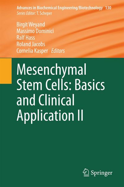 Produktbild: Mesenchymal Stem Cells - Basics and Clinical Application II