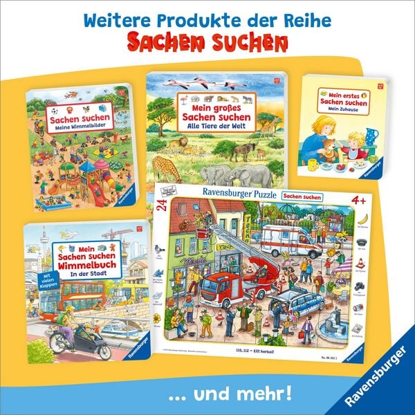 Produktbild: Mein Sachen suchen Wimmelbuch: Dinosaurier