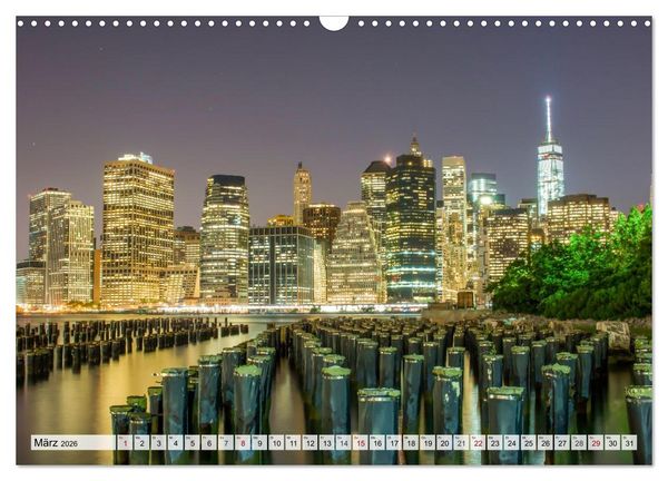 Produktbild: New York - Momente (Wandkalender 2026 DIN A3 quer), CALVENDO Monatskalender