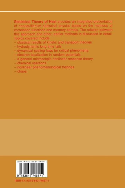 Produktbild: Statistical Theory of Heat