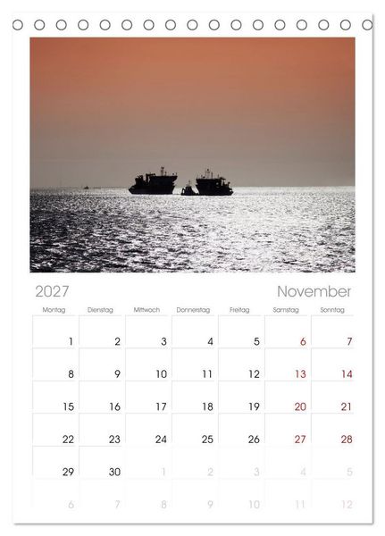 Produktbild: Tischplaner 2027 - Das Alte Land und die Elbe. Auf dem Weg zur Flussm&uuml;ndung (A5 Tischkalender zum Aufstellen) CALVENDO