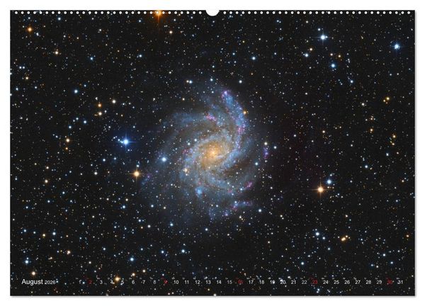 Produktbild: Faszination Galaxien Formenvielfalt der Welteninseln (Wandkalender 2026 DIN A2 quer), CALVENDO Monatskalender