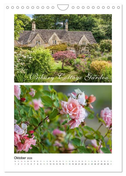 Produktbild: Gartenparadiese in England (Wandkalender 2026 DIN A4 hoch), CALVENDO Monatskalender