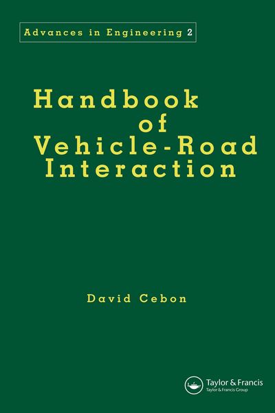 Produktbild: Handbook of Vehicle-Road Interaction