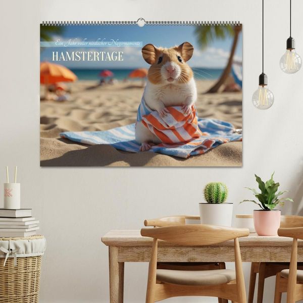 Produktbild: Hamstertage (Wandkalender 2027 DIN A2 quer), CALVENDO Monatskalender