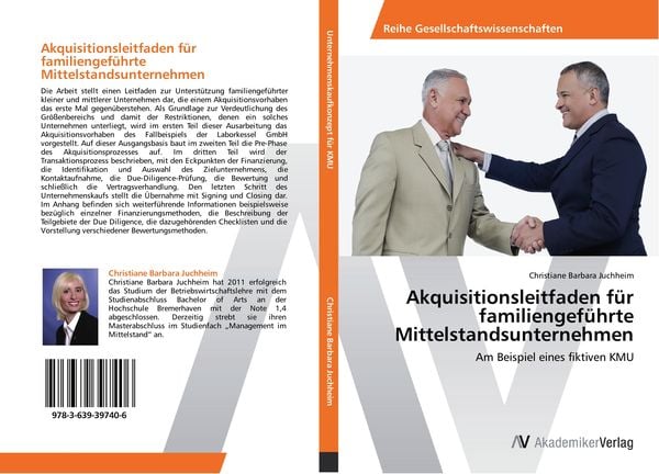 Produktbild: Akquisitionsleitfaden f&uuml;r familiengef&uuml;hrte Mittelstandsunternehmen