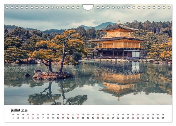 Produktbild: Merveilleux Japon (Calendrier mural 2026 DIN A4 vertical), CALVENDO calendrier mensuel