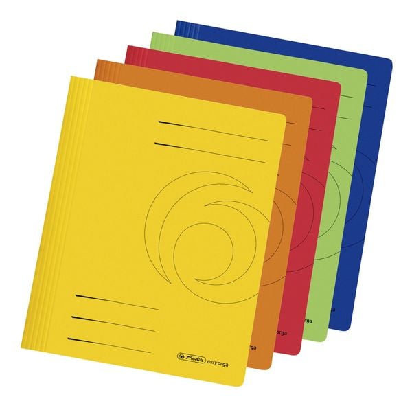 Herlitz Schnellhefter A4 Karton farbig, 10er Set