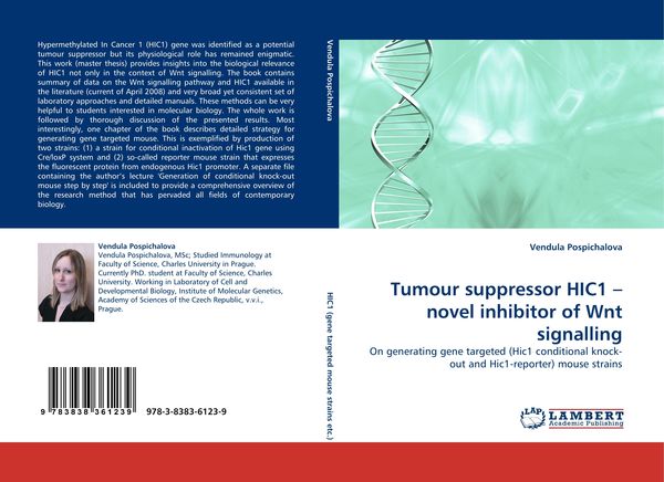Produktbild: Tumour suppressor HIC1 - novel inhibitor of Wnt signalling