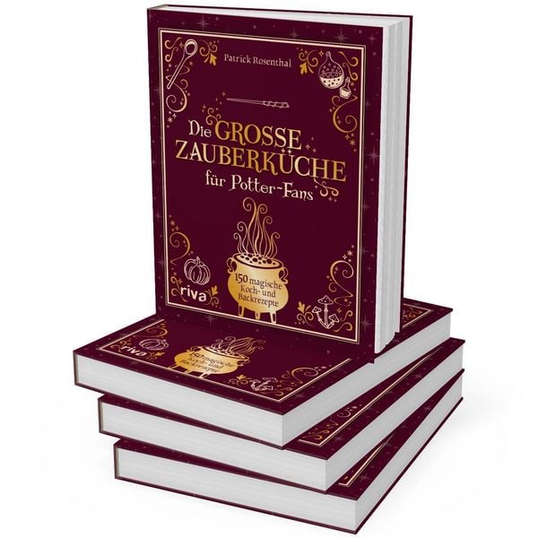 Produktbild: Die gro&szlig;e Zauberk&uuml;che f&uuml;r Potter-Fans
