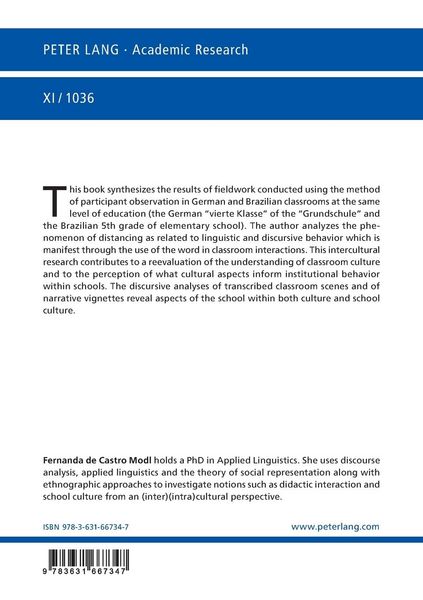 Produktbild: Rules of Behavior and Interaction in German and Brazilian Classrooms