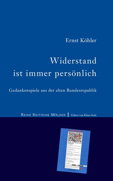 Produktbild: Widerstand ist immer pers&ouml;nlich