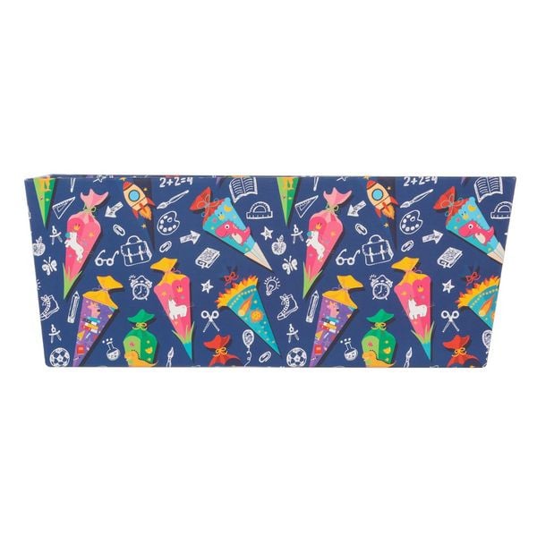 Produktbild: Idena Ablagekorb Schult&uuml;te blau 33x22,9x12,7cm