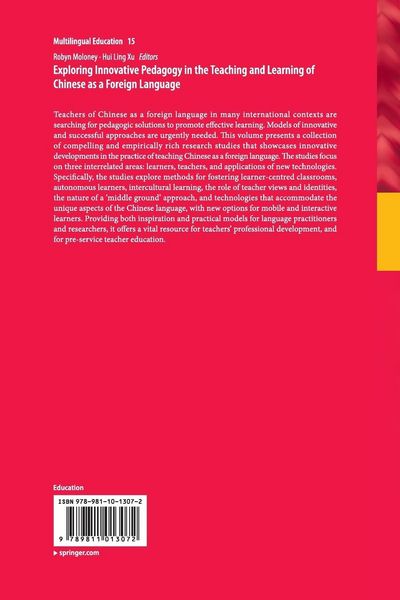 Produktbild: Exploring Innovative Pedagogy in the Teaching and Learning of Chinese as a Foreign Language