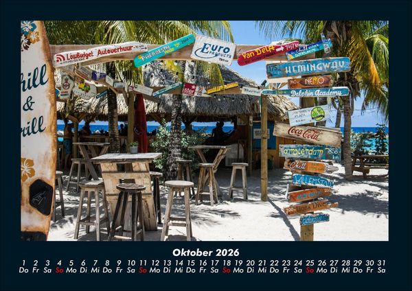 Produktbild: Karibik 2026 Fotokalender DIN A4