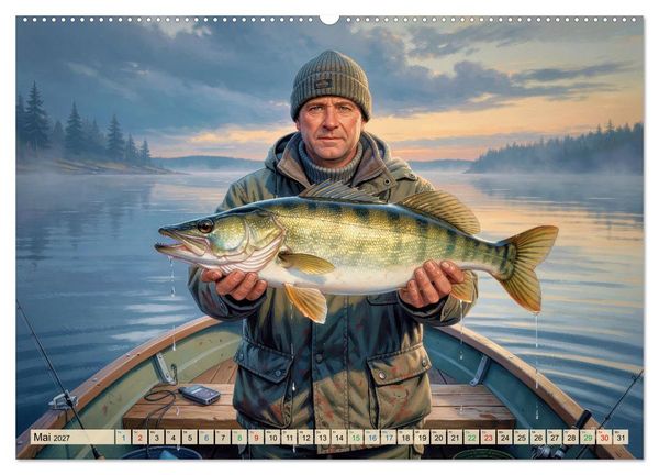 Produktbild: Talsperren - Zander (Wandkalender 2027 DIN A2 quer), CALVENDO Monatskalender