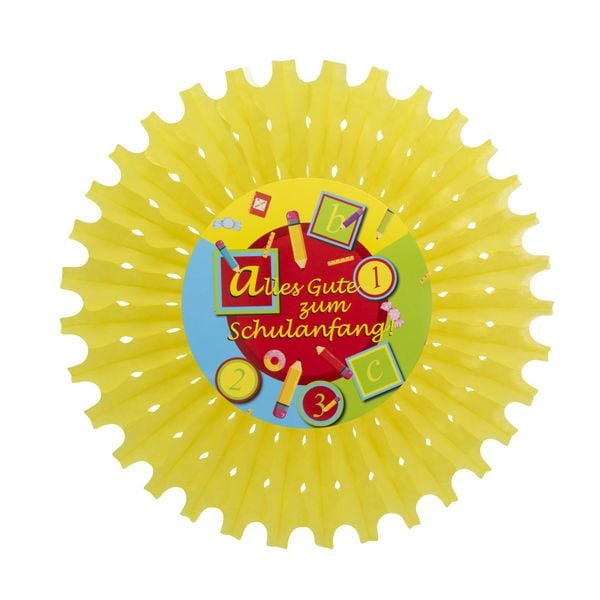 Produktbild: Idena Partydekoration Alles Gute zum Schulanfang &Oslash;30cm 4 St&uuml;ck