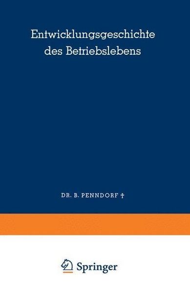 Produktbild: Entwicklungsgeschichte des Betriebslebens