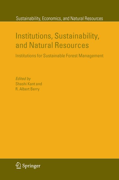Produktbild: Institutions, Sustainability, and Natural Resources
