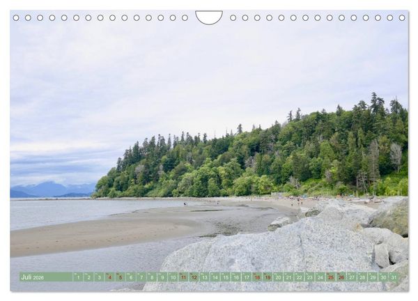 Produktbild: Wunderbares Vancouver - 2026 (Wandkalender 2026 DIN A4 quer), CALVENDO Monatskalender