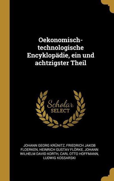 Produktbild: Oekonomisch-technologische Encyklop&auml;die, ein und achtzigster Theil