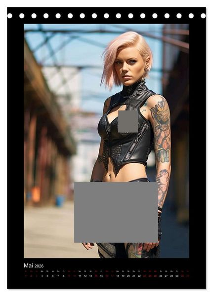 Produktbild: Cybergirls (Tischkalender 2026 DIN A5 hoch), CALVENDO Monatskalender