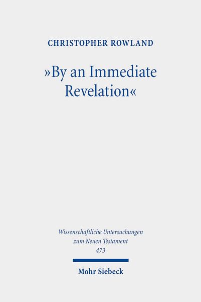 Produktbild: 'By an Immediate Revelation'