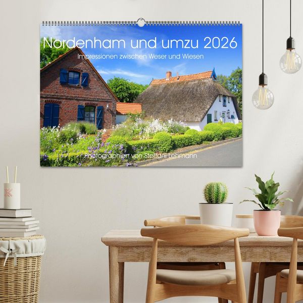 Produktbild: Nordenham und umzu 2026. Impressionen zwischen Weser und Wiesen (Wandkalender 2026 DIN A2 quer), CALVENDO Monatskalender