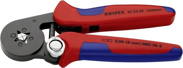 Knipex 97 53 04 Crimpzange Aderendhülsen 0.08 bis 16mm²