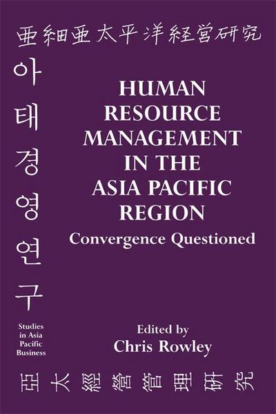 Produktbild: Human Resource Management in the Asia-Pacific Region