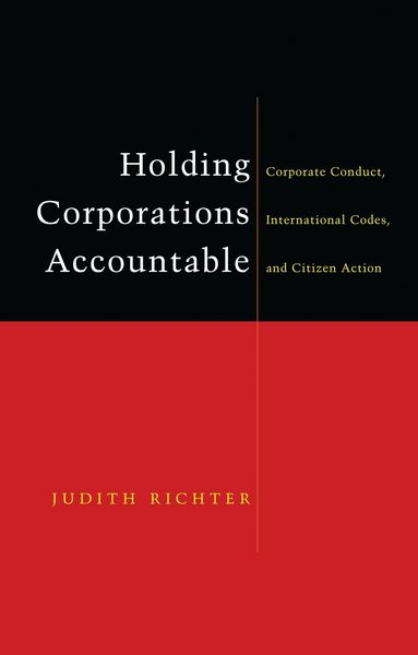 Produktbild: Richter, J: Holding Corporations Accountable