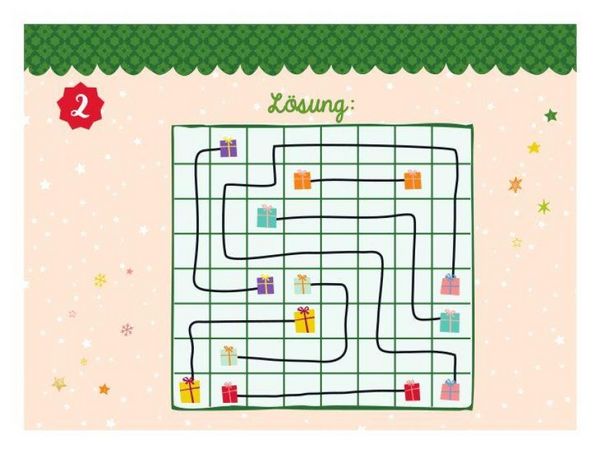 Produktbild: 24 knifflig-gute Weihnachtsr&auml;tsel
