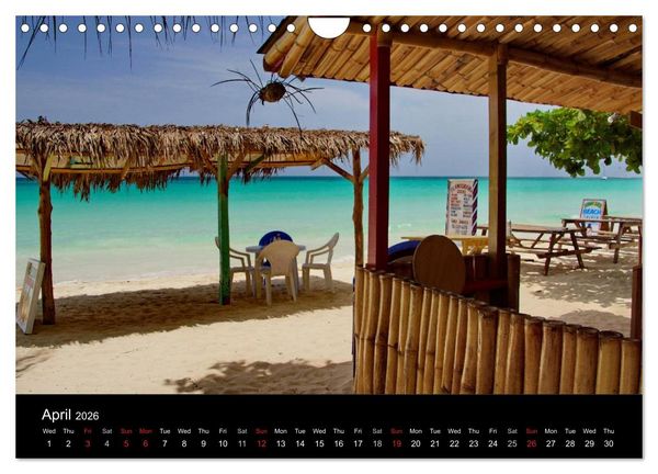 Produktbild: Jamaica Sun and Beaches (Wall Calendar 2026 DIN A4 landscape), CALVENDO 12 Month Wall Calendar