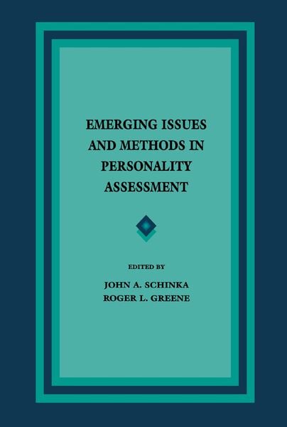 Produktbild: Emerging Issues and Methods in Personality Assessment