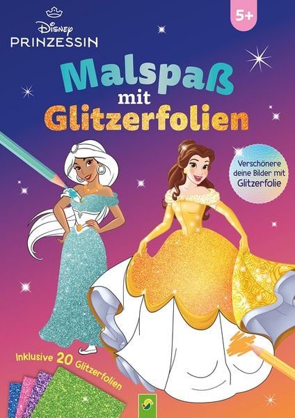 Produktbild: Disney Prinzessin Malspa&szlig; mit Glitzerfolien