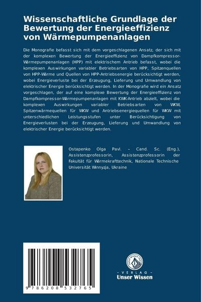 Produktbild: Wissenschaftliche Grundlage der Bewertung der Energieeffizienz von Wärmepumpenanlagen