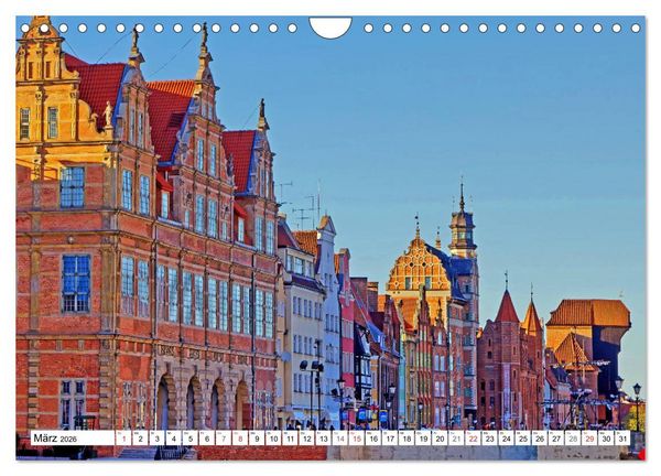 Produktbild: Danzig - Eine historische Sch&ouml;nheit (Wandkalender 2026 DIN A4 quer), CALVENDO Monatskalender