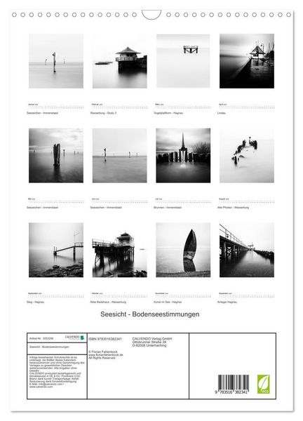 Produktbild: Seesicht - Bodenseestimmungen (Wandkalender 2026 DIN A3 hoch), CALVENDO Monatskalender