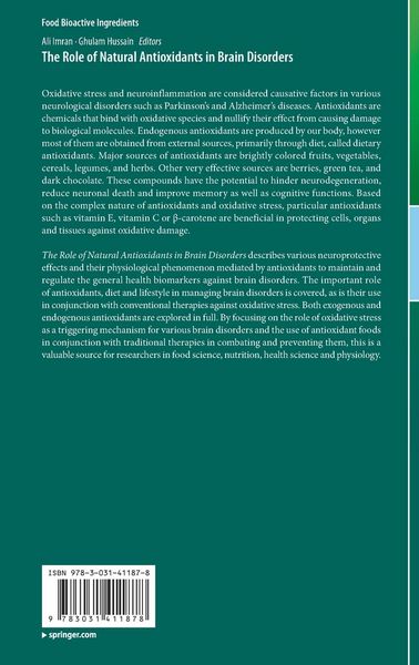 Produktbild: The Role of Natural Antioxidants in Brain Disorders