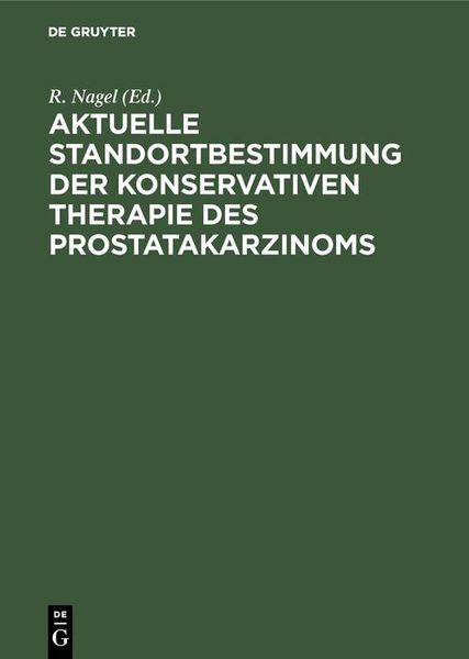 Produktbild: Aktuelle Standortbestimmung der konservativen Therapie des Prostatakarzinoms