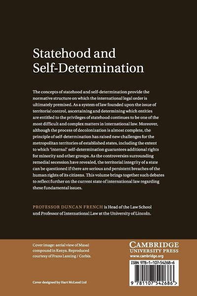 Produktbild: Statehood and Self-Determination