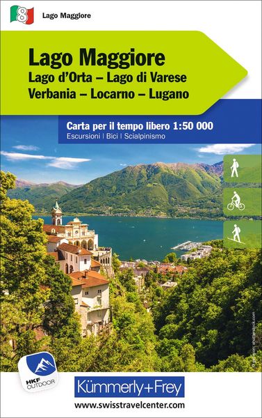 Produktbild: K&uuml;mmerly+Frey Outdoorkarte Lago Maggiore 1:50.000
