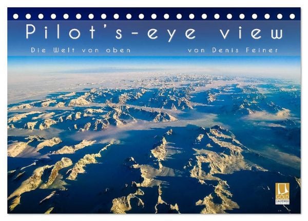 Produktbild: Pilot's-eye view - Die Welt von oben (Tischkalender 2027 DIN A5 quer), CALVENDO Monatskalender