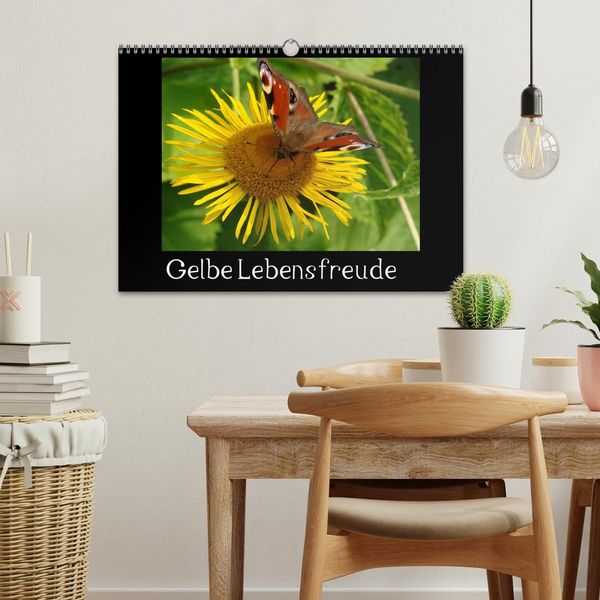 Produktbild: Gelbe Lebensfreude (Wandkalender 2026 DIN A3 quer), CALVENDO Monatskalender