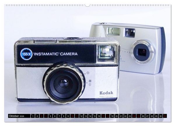 Produktbild: Alte Fotoapparate - Kameras von Kodak der Jahre 1905 bis 1977 (hochwertiger Premium Wandkalender 2026 DIN A2 quer), Kunstdruck in Hochglanz