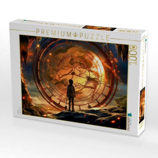 Produktbild: CALVENDO Puzzle Die Zeit | 1000 Teile Lege-Gr&ouml;&szlig;e 64x48cm Foto-Puzzle f&uuml;r gl&uuml;ckliche Stunden