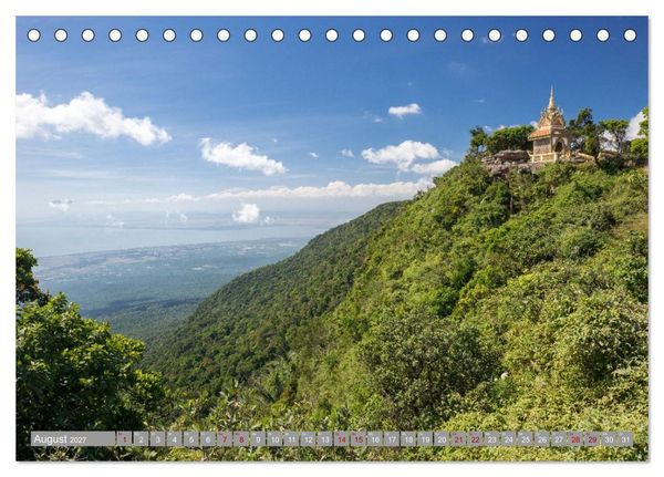 Produktbild: KAMBODSCHA - Im Reich der Khmer (Tischkalender 2027 DIN A5 quer), CALVENDO Monatskalender