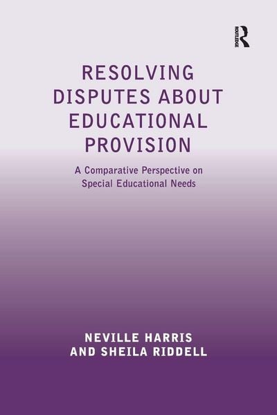 Produktbild: Resolving Disputes about Educational Provision