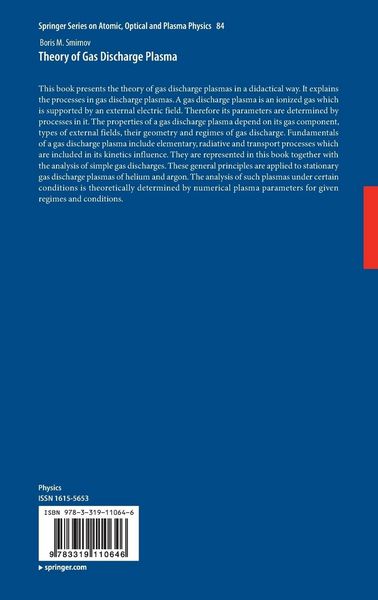 Produktbild: Theory of Gas Discharge Plasma