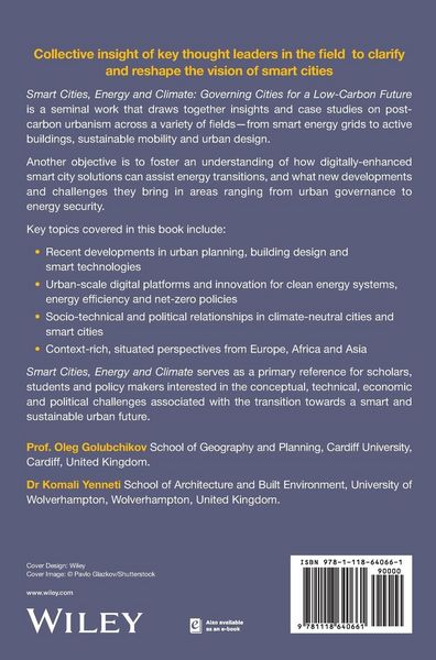 Produktbild: Smart Cities, Energy and Climate